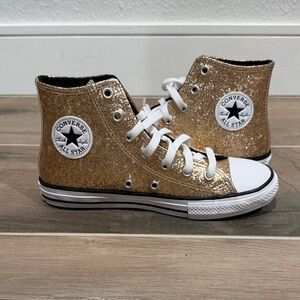 Converse Sparkling Gold High-Tops